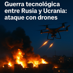 Guerra tecnológica entre Rusia y Ucrania: ataque con drones